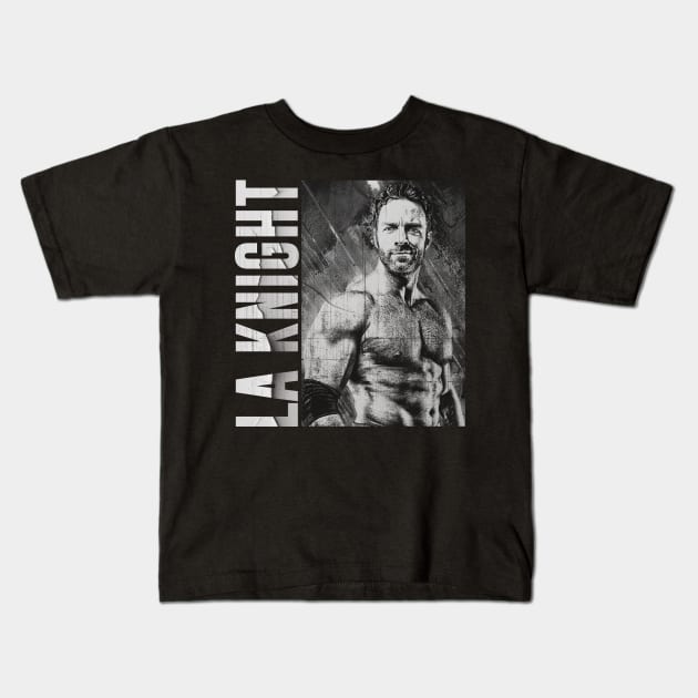 La Knight // Vintage Distressed Kids T-Shirt by Sal.Priadi